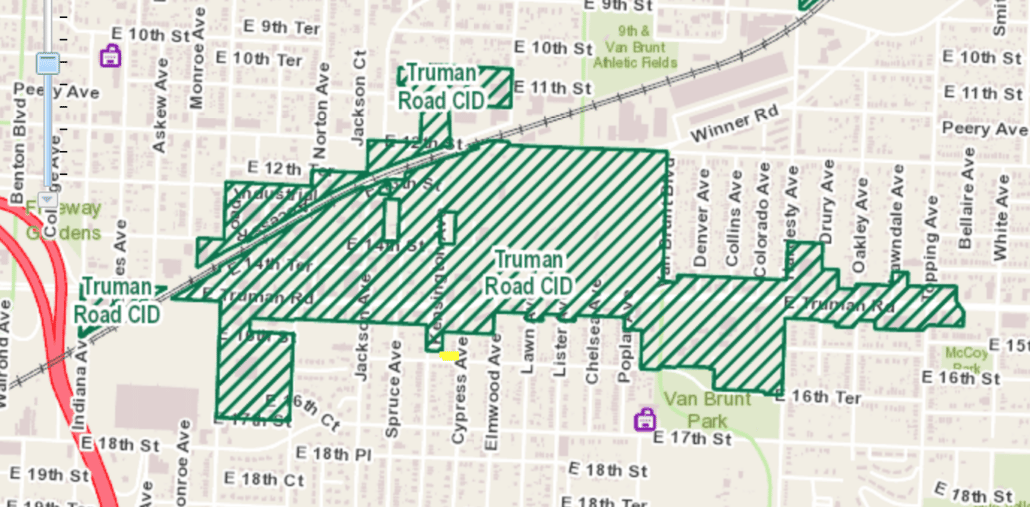 Truman Road CID Boundaries